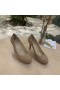 Christian Louboutin New Simple Pumps 85mm Patent Leather Nude CL Shoes