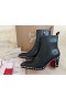 Christian Louboutin Rosalio St Spikes 70 Mm Boots Calf Black Christian Louboutin Shoes