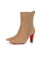Christian Louboutin Santigag 85 Mm Low Boots Veau Velours Lionne