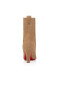 Christian Louboutin Santigag 85 Mm Low Boots Veau Velours Lionne