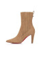 Christian Louboutin Santigag 85 Mm Low Boots Veau Velours Lionne