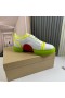 Christian Louboutin Adolon Junior Low-Top Sneakers Leather Neon Yellow