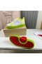 Christian Louboutin Adolon Junior Low-Top Sneakers Leather Neon Yellow