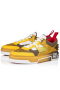 Christian Louboutin Astroloubi Strass Sneakers Women Veau Velours Strass Yellow