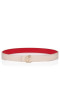 Christian Louboutin Cl Logo Belt Calf Leather Leche Knockff CL Belts