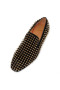 Christian Louboutin Dandelion Spikes Loafers Velvet Spikes Black Christian Louboutin Shoes