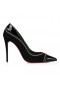 Christian Louboutin Duvette Strass 100 Mm Pumps Patent Calf Leather Black Christian Louboutin Shoes