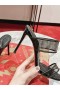 Christian Louboutin Just Loubi PVC Sandals 85mm Black CL Shoes