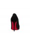 Christian Louboutin Kate Max 100 Mm Pumps Velvet D'Or Black CL Shoes