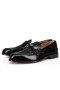 Christian Louboutin Penny Loafers Men Abrasivato Calf Leather Black