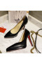 Christian Louboutin Pigalle Plato Pumps 100mm Nappa Leather Black CL Shoes
