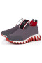 Christian Louboutin Tiketa Run Sneakers Veau Velours And Neopren Mauve