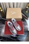 Christian Louboutin Top Rui Spikes High-top Sneakers Leather Silver