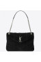 Saint Laurent Loulou Puffer Medium Bag Black Suede Saint Laurent Bags