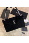 Saint Laurent Loulou Puffer Medium Bag Black Suede Saint Laurent Bags