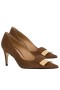 Sergio Rossi SR1 Pumps 75mm Brown Suede
