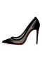 Christian Louboutin Galativi Version Pumps Black Suede Leather