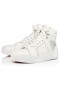 Christian Louboutin High-top Loubikick Version White Calf