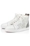 Christian Louboutin High-top Louis SP Strass Version White Calf