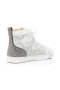 Christian Louboutin High-top Louis SP Strass Version White Calf