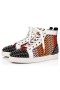 Christian Louboutin High Top Lou Spikes Version Multi Calf