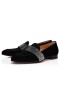 Christian Louboutin Loafers Nit Night Strass Black Shoe