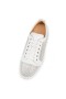 Christian Louboutin Low-top Louis Junior ST Version Bianco Strass Sneaker