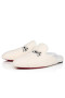 Christian Louboutin Mules Navy Coolito Woman Version White Wool