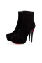 Christian Louboutin Platforms Bianca 120 mm Black Suede