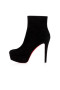 Christian Louboutin Platforms Bianca 120 mm Black Suede