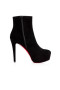 Christian Louboutin Platforms Bianca 120 mm Black Suede