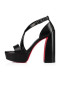 Christian Louboutin Platforms Movida 130 mm Black/lin Black Kid