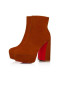 Christian Louboutin Platforms Movida 130 mm Foxy Suede Calfskin