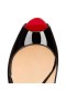 Christian Louboutin Platforms Private Number 120 mm Black/red Patent Leather