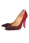 Christian Louboutin Pumps Kate Strass 100 mm Black/red Strass