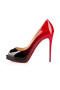 Christian Louboutin Pumps New Very Prive 120 mm Black-red/black Patent Calf
