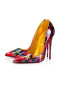 Christian Louboutin Pumps So Kate 120 mm Multi/lin Yellow Patent