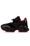 Christian Louboutin Red Runner Black Calf Sneaker