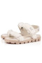 Christian Louboutin Sandal Lock Wool Craie Wool
