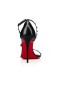 Christian Louboutin Sandal Riojana Spikes 100 mm Black/lin Black Leather