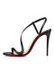 Christian Louboutin Sandal Rosalie 100 mm Black Leather