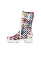 Christian Louboutin Tall Boot Pavletatana Multi/lin Black Calf