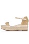 Christian Louboutin Wedge 60 mm Sahara/lin Platine Nappa