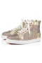 Christian Louboutin Sneaker Louis Woman Strass Mix California/ab Suede