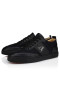 Christian Louboutin Retero Sneakers Grained Calf Leather Black