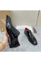 Christian Louboutin Lafitte On Oxford Patent Leather Black Red
