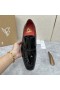 Christian Louboutin Lafitte On Oxford Patent Leather Black Red