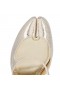 Christian Louboutin Loubiella 100 Mm Slingback Pumps Lizard Printed Laminated Calf Leather Platine