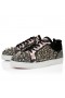 Christian Louboutin Louis Junior No Limit Gaagal Sneakers Suede And Gaagal Coated Canvas Citronnade
