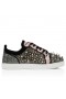 Christian Louboutin Louis Junior No Limit Gaagal Sneakers Suede And Gaagal Coated Canvas Citronnade